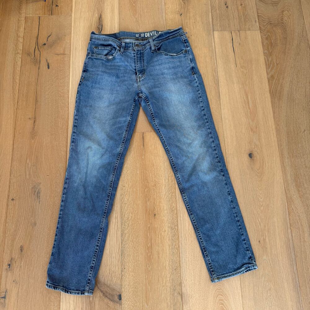 Devil Dog Athletic Fit Dungarees Jeans. Casual, Workwear, Heavyweight, Rugged
